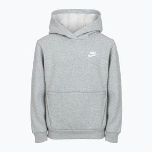 Dětská mikina Nike Sportswear Club Fleece dark grey heather/white