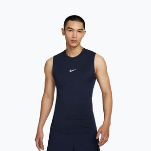 Pánské tílko Nike Pro Dri-Fit Tight bez rukávů fitness obsidian/white