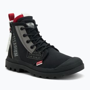Boty Palladium Pampa Hi Dare Zip black/black