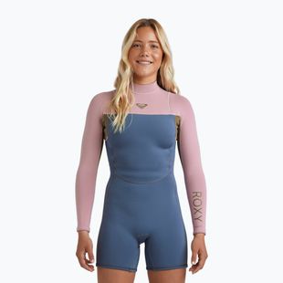 Dámský plavecký neopren ROXY 2/2 mm Prologue+ LS Springsuit Flock ash