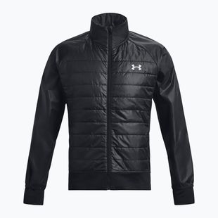 Pánská běžecká bunda Under Armour Launch Insulated black/black/reflective