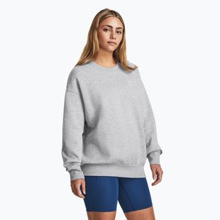 Dámská mikina  Under Armour Icon Fleece Crew mod gray light heather/white