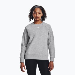 Dámská mikina Under Armour Rival Fleece Crew mod gray light heather/white