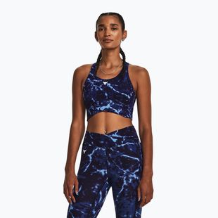 Dámské tréninkové tílko Under Armour Project Rock LG Crssover Top midnight navy/downpour gray/downpour gray