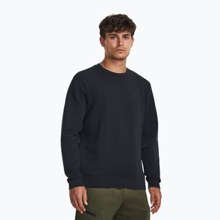 Pánská mikina Under Armour Unstoppable Fleece Crew black/black