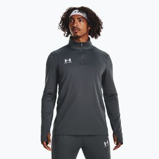 Pánská fotbalová mikina Under Armour Challenger Midlayer castlerock / white