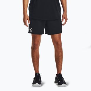 Pánské šortky Under Armour Rival Terry 6in black/onyx white