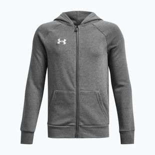 Dětská mikina Under Armour Rival Fleece FZ Hoodie grey