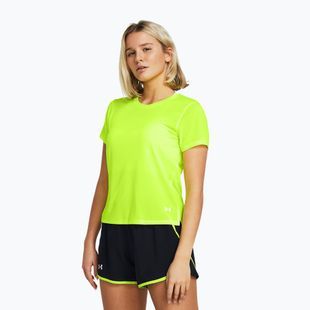 Dámské běžecké tričko Under Armour Launch high vis yellow/reflective