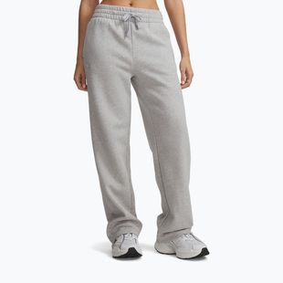 Dámské kalhoty Under Armour Rival Fleece Straight Mod gray light heather/white
