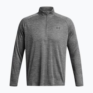 Pánská mikina Under Armour Tech Textured 1/2 Zip LS castlerock/black