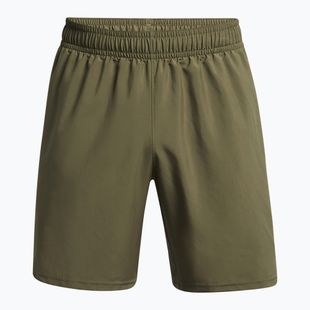 Pánské tréninkové šortky Under Armour Tech Woven Wordmark marine od green/black