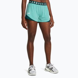 Dámské šortky Under Armour Play Up Twist 3.0 radial turquoise/hydro teal/white