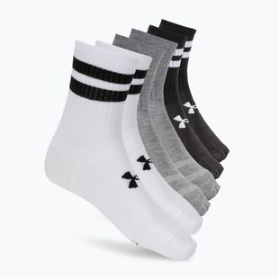 Ponožky Under Armour Essential Crew 6 Pack white/white/black