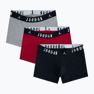 Pánské boxerky Nike Jrdan JHM Flight Cotton Trunk 3 pairs gym red/black