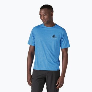 Pánské tričko Patagonia Cap Cool Daily Graphic Shirt Lands chouinard crest/vessel blue x-dye