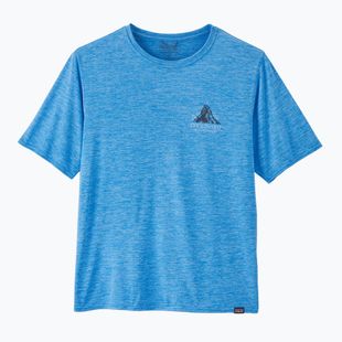 Pánské tričko  Patagonia Cap Cool Daily Graphic Shirt Lands chouinard crest/vessel blue x-dye
