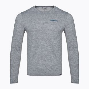 Pánské tričko Patagonia Cap Cool Daily Graphic Shirt-Waters Longsleeve boardshort logo abalone blue/feather grey
