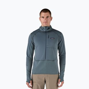 Pánská softshellová bunda Patagonia R1 Hybrid Pullover utility blue