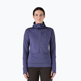 Dámská softshellová bunda Patagonia R1 Hybrid Pullover Hoody solstice purple