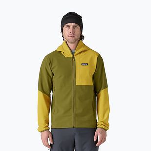 Pánská mikina Patagonia R1 TechFace Hoody graze green