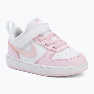 Dětské boty do vody Nike Court Borough Low Recraft white/pink foam