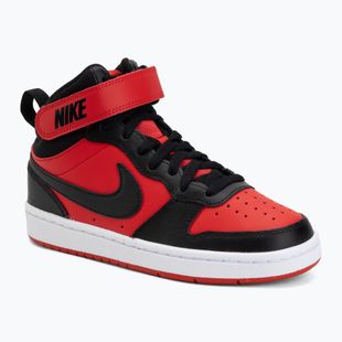 Boty Nike Court Borough Mid 2 university red/white/black