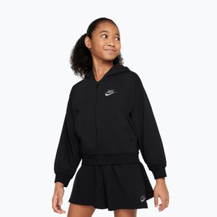 Dětská mikina Nike Sportswear Full Zip Hoodie black/flat pewter
