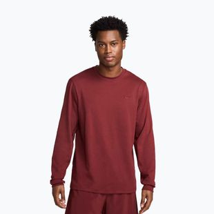 Pánské tričko Longsleeve Nike Primary Dri-Fit Versatile dark team red/dark team red