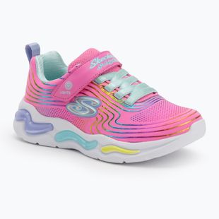 Dětské boty SKECHERS S-Lights Wavy Beams pink/multi
