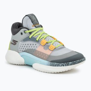 Pánské basketbalové boty  SKECHERS SKX Resagrip gray/yellow