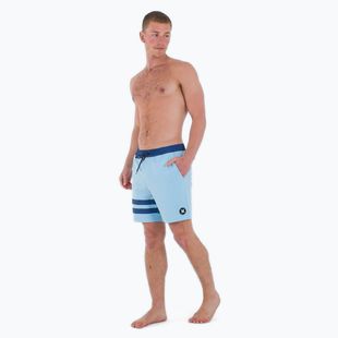 Pánské plavecké šortky Hurley Phantom Eco Block Party Volley 17" blue dream