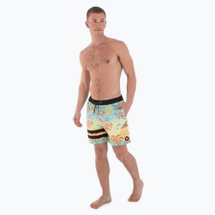 Pánské plavecké šortky Hurley Phantom Eco Block Party Volley 17" pineapple