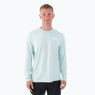 Pánské tričko Longsleeve Hurley Everyday Hybrid Upf brown kelp 