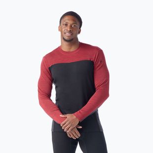 Pánská termoakční mikina Smartwool Classic Thermal Merino Base Layer Colorblock Crew Boxed