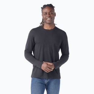 Pánské trekové tričko longsleeve  Smartwool Perfect Crew black