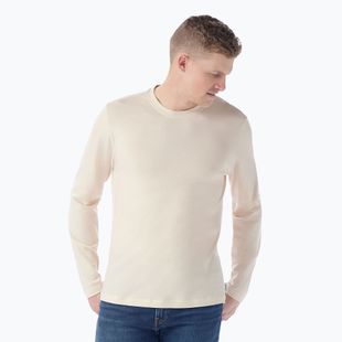 Pánské trekové tričko longsleeve Smartwool Perfect Crew almond
