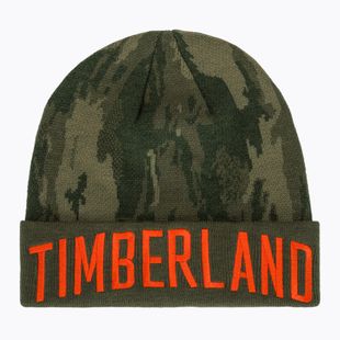 Pánská žakárová čepice Timberland Camo leaf green