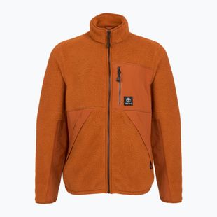 Pánská mikina Timberland Sherpa Mix Media Fleece umber