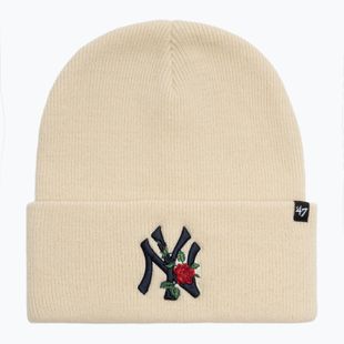 Zimní čepice 47 Brand MLB New York Yankees Thorn natural