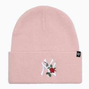 Zimní čepice 47 Brand MLB New York Yankees Thorn pink