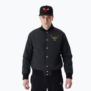 Pánská bunda New Era NBA Script BP Bomber Chicago Bulls black
