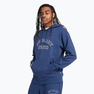 Pánská mikina New Balance Graphic Hoodie navy