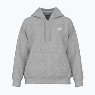 Dámská mikina  New Balance Fleece Logo Full Zip athletic grey