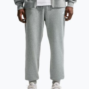 Pánské kalhoty Nike Club French Terry Joggers dark grey heather/light smoke grey/white