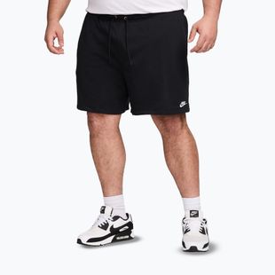 Pánské šortky Nike Club French Terry Flow black/black/white