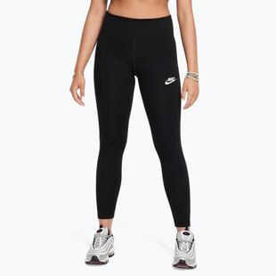 Dětské legíny Nike Sportswear Classic High-Waisted black/white