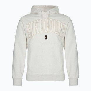 Pánská tenisová mikina Nike Court Dri-Fit Heritage Hoodie light orewood brown / pale ivory