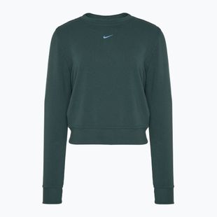 Nike Dri-FIT One Crew Neck French Terry dámská mikina vintage green/ black