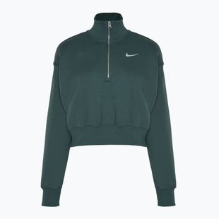 Dámská mikina Nike Sportswear Phoenix Fleece 1/2 Zip Cropped vintage green/ sail